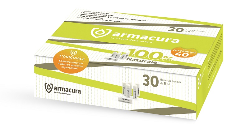 ARMACURA COLOSTRO 100% 30 FLACONCINI BEVIBILI - maxifarmacia.it