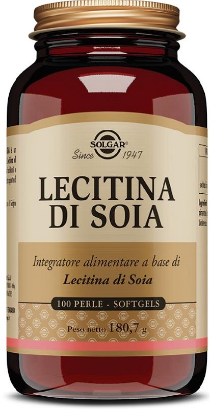 SOLGAR LECITINA SOIA 100 PERLE - maxifarmacia.it
