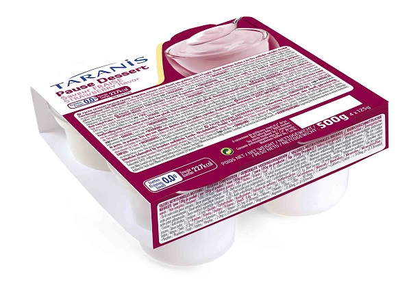 TARANIS PAUSA DESSERT FRAGOLA 4 X 125 G - maxifarmacia.it