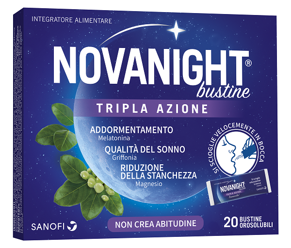 NOVANIGHT 20 BUSTINE TRIPLA AZIONE - maxifarmacia.it