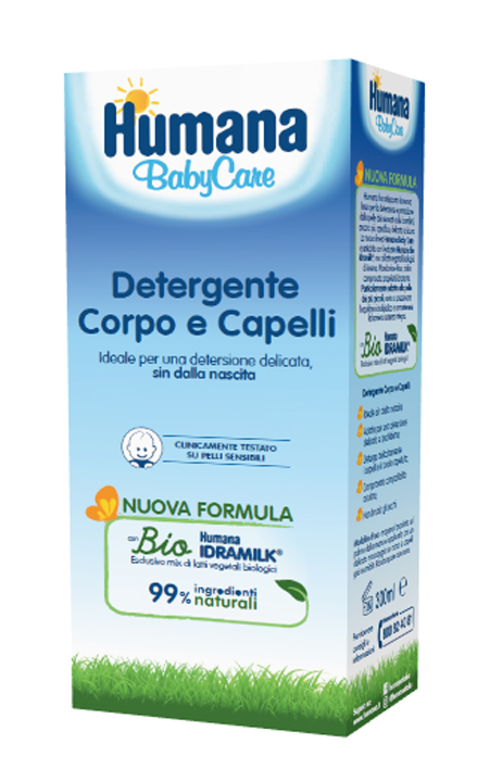 HUMANA BABY CARE DETERGENTE CORPO&CAPELLI 300 ML - maxifarmacia.it