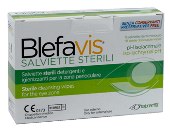 BLEFAVIS SALVIETTE STERILI 18 PEZZI - maxifarmacia.it