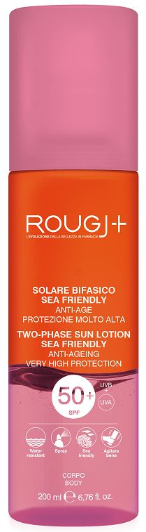 ROUGJ SOLARE BIFASICO SPF50+ AZIONE ANTI-AGE 200 ML - maxifarmacia.it