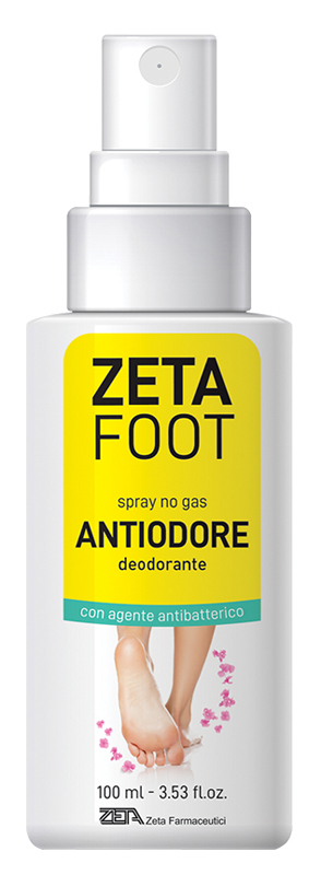 ZETAFOOT SPRAY ANTIODORE 100 ML - maxifarmacia.it