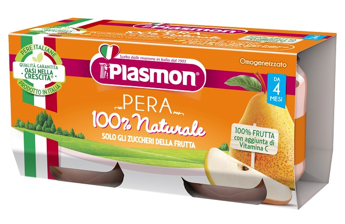 PLASMON OMOGENEIZZATO PERA 2X80 G - maxifarmacia.it