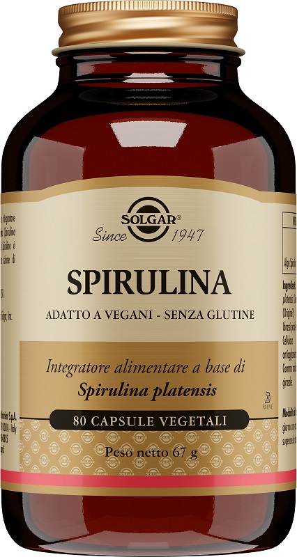 SOLGAR SPIRULINA 80 CAPSULE VEG - maxifarmacia.it