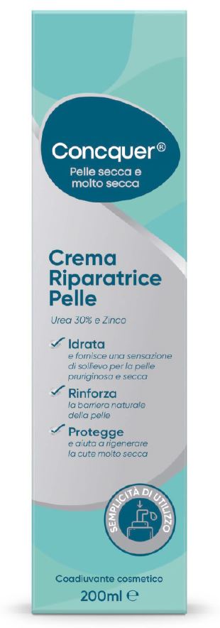 CONCQUER CREMA RIPARATRICE PELLE 200 ML - maxifarmacia.it