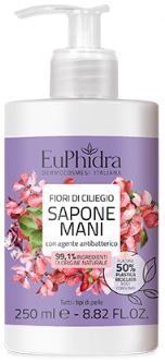 EUPHIDRA SAPONE MANI DELICATO FIORI DI CILIEGIO 250 ML - maxifarmacia.it