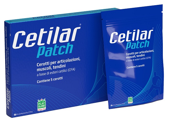 CEROTTO MONOUSO CETILAR PATCH PER ARTICOLAZIONI MUSCOLI E TENDINI 5 PEZZI - maxifarmacia.it