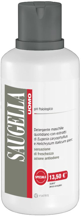SAUGELLA UOMO DETERGENTE 500 ML - maxifarmacia.it