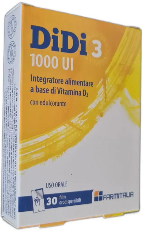 DIDI3 1000 UI 30 FILM ORODISPERSIBILI - maxifarmacia.it
