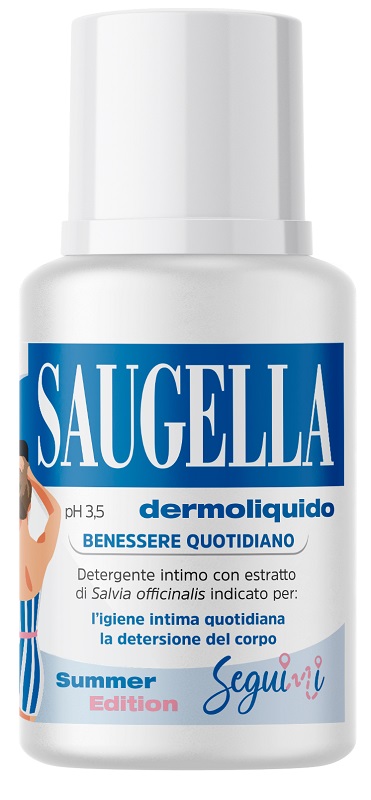 SAUGELLA DERMOLIQUIDO PH 3,5 BENESSERE QUOTIDIANO DETERGENTE INTIMO 100 ML - maxifarmacia.it