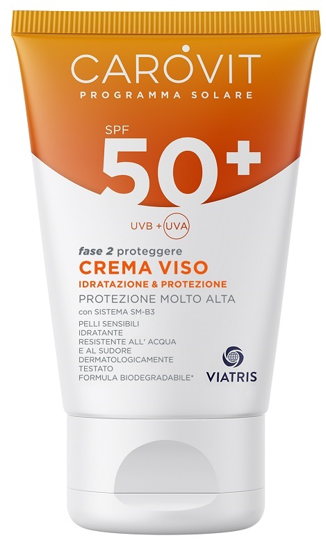 CAROVIT PROGRAMMA SOLARE CREMA VISO SPF50+ 50 ML - maxifarmacia.it