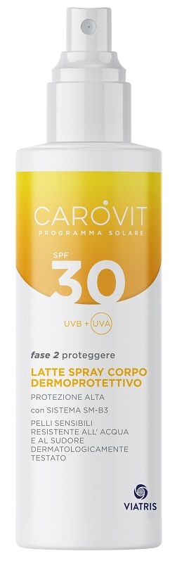 CAROVIT PROGRAMMA SOLARE LATTE CORPO SPF30 200 ML - maxifarmacia.it