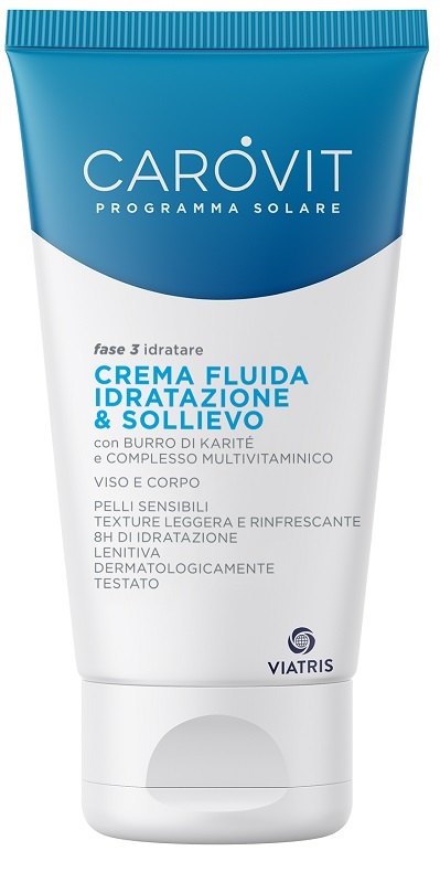 CAROVIT PROGRAMMA SOLARE CREMA FLUIDA IDRATAZIONE & SOLLIEVO 150 ML - maxifarmacia.it