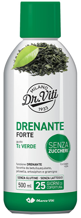 DRENANTE FORTE TE' VERDE 500 ML - maxifarmacia.it