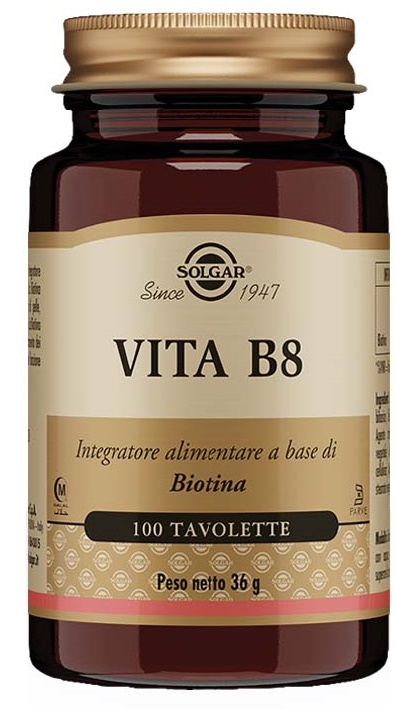 SOLGAR VITA B8 100 TAVOLETTE - maxifarmacia.it