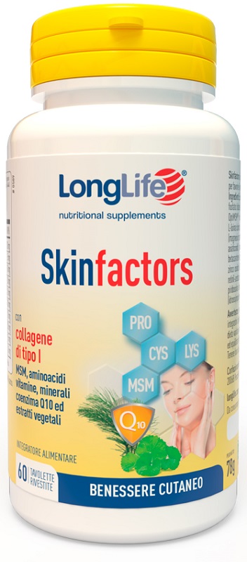 LONGLIFE SKIN FACTORS 60 TAVOLETTE RIVESTITE - maxifarmacia.it