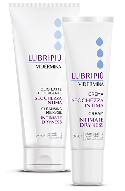 VIDERMINA LUBRIPIU' OLIO LATTE 200 ML + CREMA LUBRIFICANTE 30 ML - maxifarmacia.it