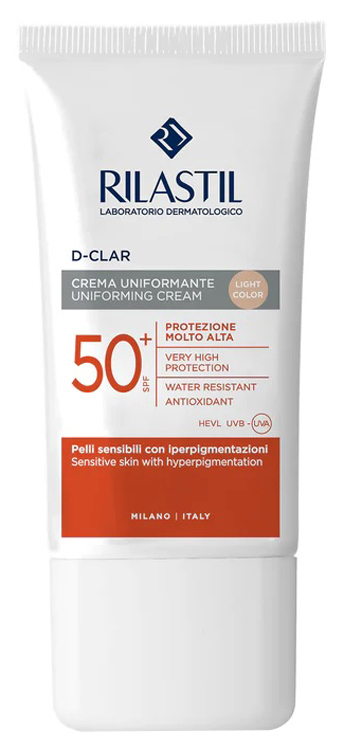 RILASTIL SUN SYSTEM D-CLAR LIGHT SPF50+ 40 ML - maxifarmacia.it