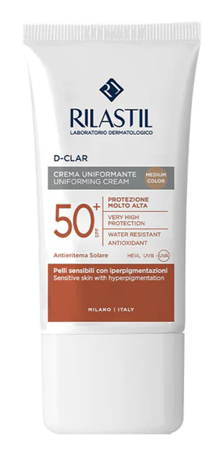 RILASTIL SUN SYSTEM D-CLAR MEDIUM SPF50+ 40 ML - maxifarmacia.it