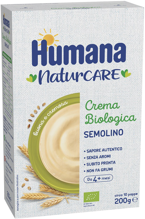 HUMANA CREMA BIOLOGICA SEMOLINO 200 G - maxifarmacia.it