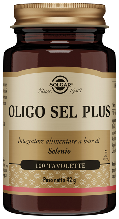 SOLGAR OLIGO SEL PLUS da 100 TAVOLETTE - maxifarmacia.it