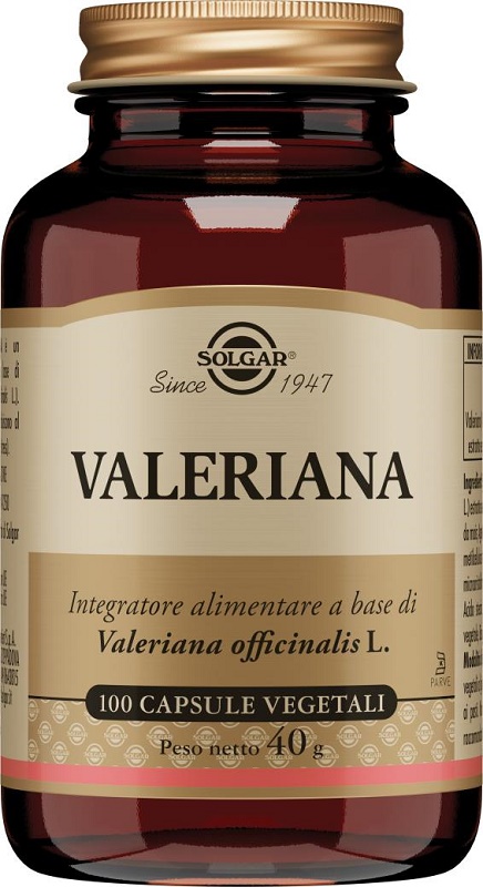 SOLGAR VALERIANA 100 CAPSULE VEGETALI - maxifarmacia.it