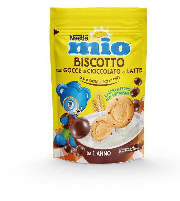MIO BISCOTTO GOCCE CIOCCOLATO AL LATTE 150 G - maxifarmacia.it