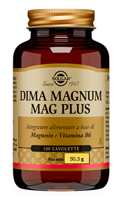 SOLGAR DIMA MAGNUM MAG PLUS da 100 TAVOLETTE - maxifarmacia.it