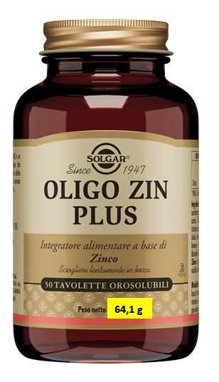 SOLGAR OLIGO ZIN PLUS 50 TAVOLETTE - maxifarmacia.it