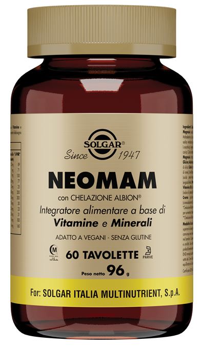 SOLGAR NEOMAM 60 TAVOLETTE - maxifarmacia.it