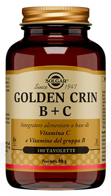 SOLGAR GOLDEN CRIN B+C 100 TAVOLETTE - maxifarmacia.it