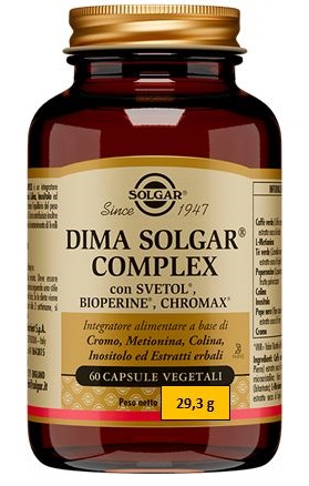 SOLGAR DIMA SOLGAR COMPLEX 60 CAPSULE VEGETALI - maxifarmacia.it