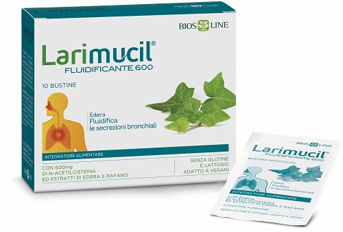 LARIMUCIL FLUIDIFICANTE 600 10 BUSTINE - maxifarmacia.it