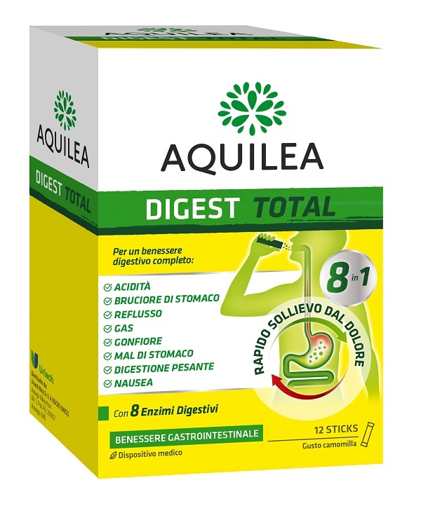AQUILEA DIGEST TOTAL 12 STICK 2,5 G - maxifarmacia.it