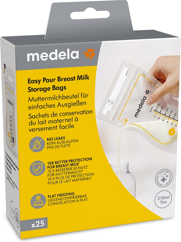 EASY POUR SACCA CONSERVAZIONE LATTE MATERNO 25 PEZZI - maxifarmacia.it