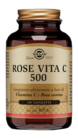 SOLGAR ROSE VITA C 500 100 TAVOLETTE - maxifarmacia.it