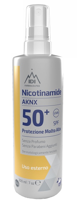NICOTINAMIDE AKNX SPF50+ 200 ML - maxifarmacia.it