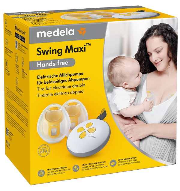 SWING MAXI TIRALATTE ELETTRICO DOPPIO HANDS FREE - maxifarmacia.it