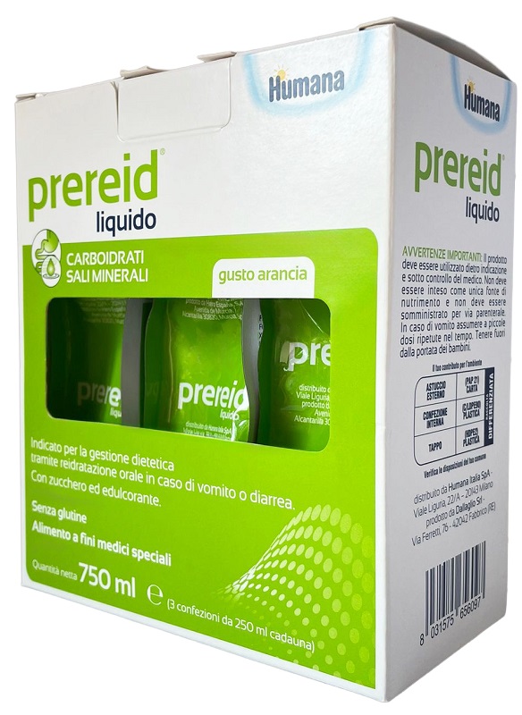 PREREID LIQUIDO 3 PEZZI DA 250 ML HUMANA - maxifarmacia.it