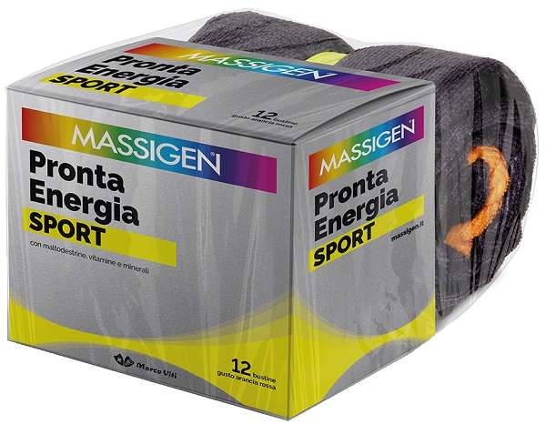 MASSIGEN PRONTA ENERGIA SPORT 12 BUSTINE + TELO MARE IN OMAGGIO - maxifarmacia.it