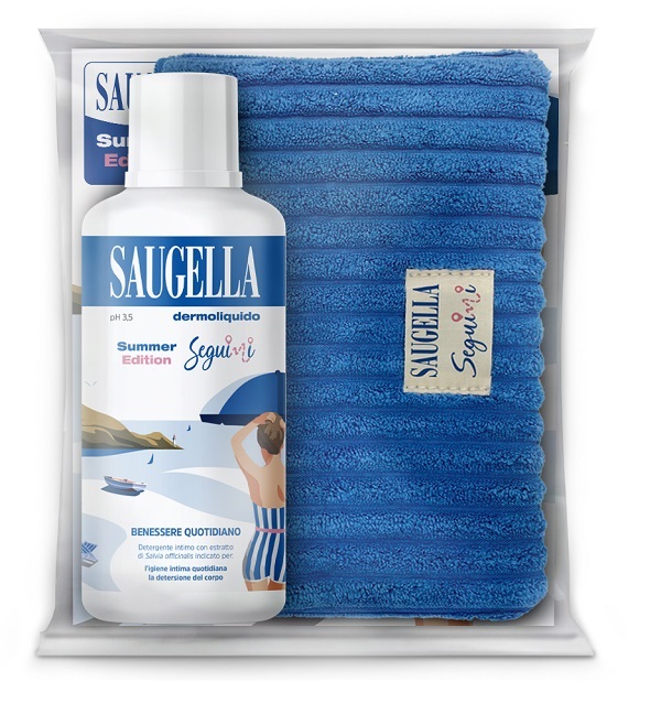 SAUGELLA SEGUIMI BUNDLE DERMOLIQUIDO 500 ML + GADGET POCHETTE - maxifarmacia.it