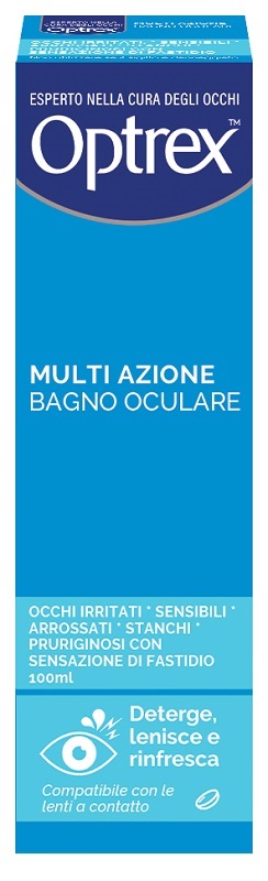 BAGNO OCULARE OPTREX MULTI AZIONE 100 ML - maxifarmacia.it