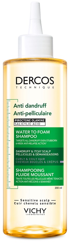 DERCOS TECHNIQUE SHAMPOO ANTI DANDRUFF ACQUA MOUSSE 200 ML - maxifarmacia.it