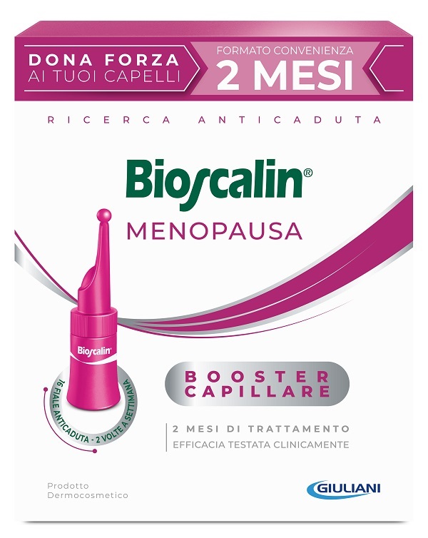 BIOSCALIN MENOPAUSA BOOSTER CAPILLARE 16 FIALE - maxifarmacia.it