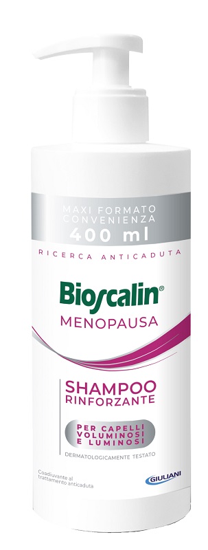 BIOSCALIN MENOPAUSA SHAMPOO RINFORZANTE 400 ML - maxifarmacia.it