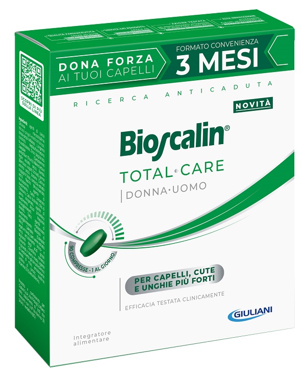 BIOSCALIN TOTAL CARE DONNA-UOMO 90 COMPRESSE - maxifarmacia.it