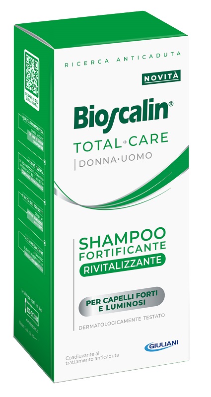 BIOSCALIN TOTAL CARE SHAMPOO FORTIFICANTE RIVITALIZZANTE 200 ML - maxifarmacia.it