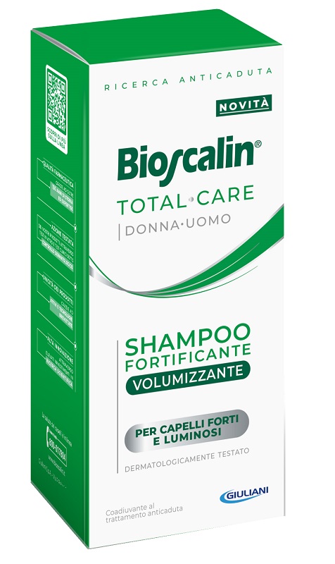BIOSCALIN TOTAL CARE SHAMPOO FORTIFICANTE VOLUMIZZANTE 200 ML - maxifarmacia.it